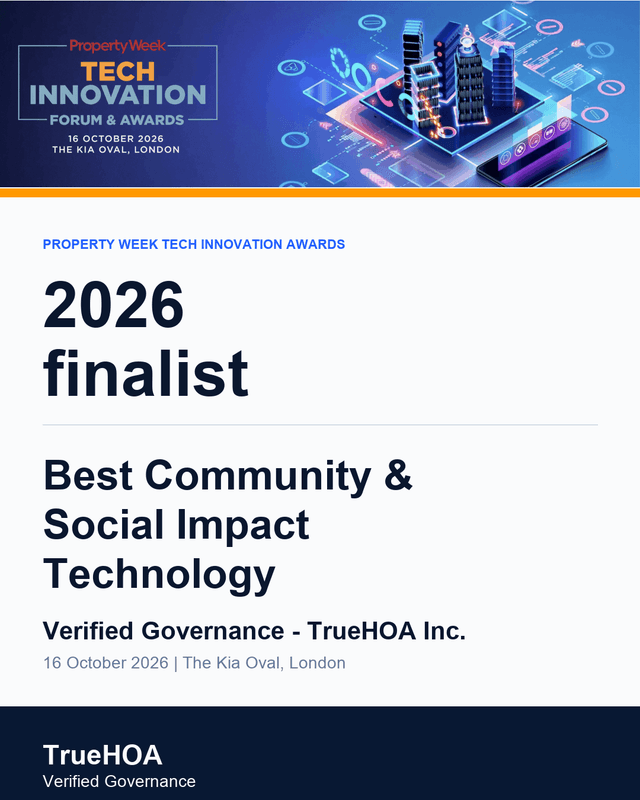 Property Week International Tech Innovation Awards 2026 finalist