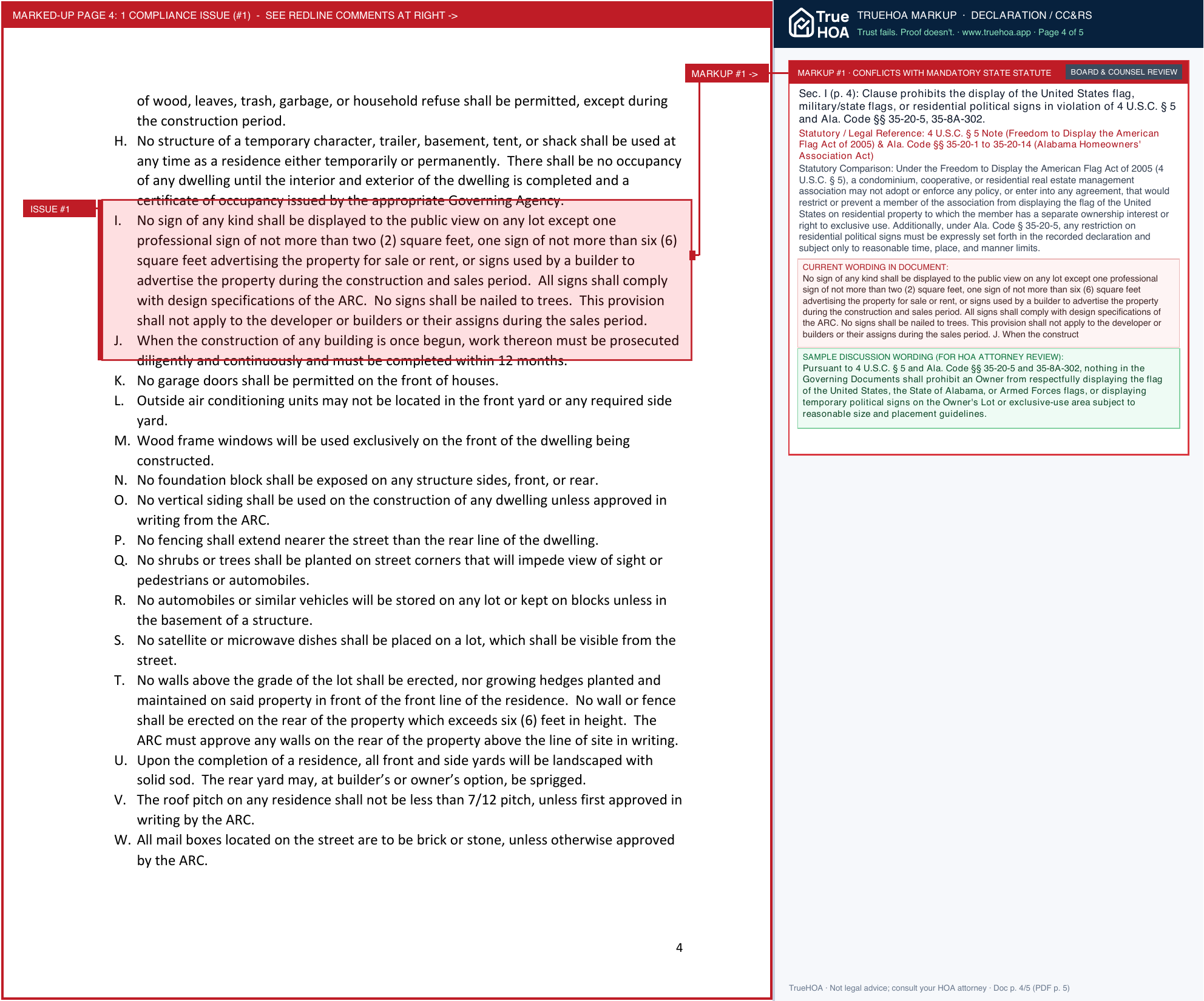 Sherman Oaks HOA A60963 3b7303e5a96a454da389a5aec4943eb4 page 4 widened with TrueHOA Crystal AI margin annotations