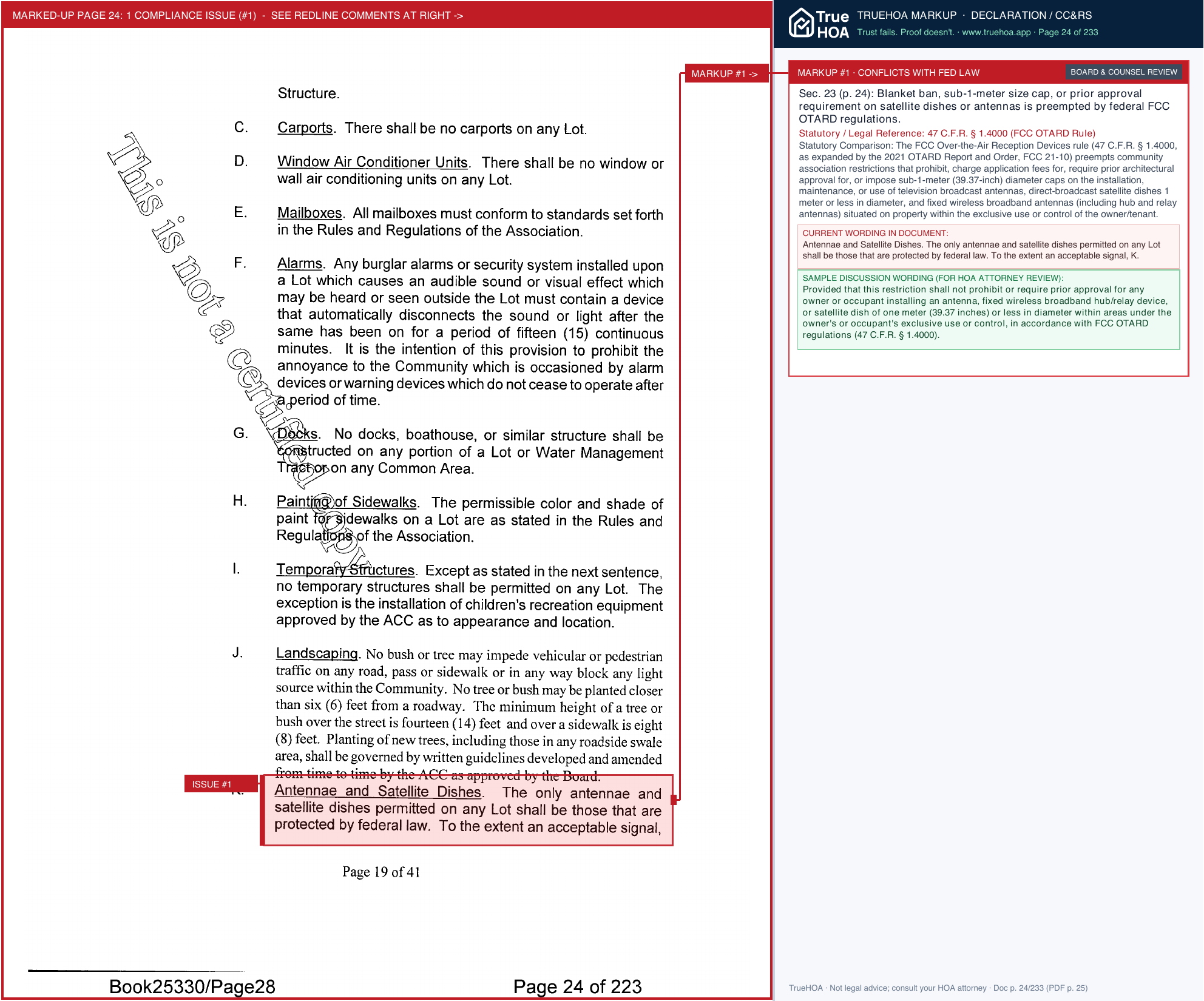 Boca Greens HOA 570d42 7d384081a02c4356a0caab6c064f2f20 page 24 widened with TrueHOA Crystal AI margin annotations