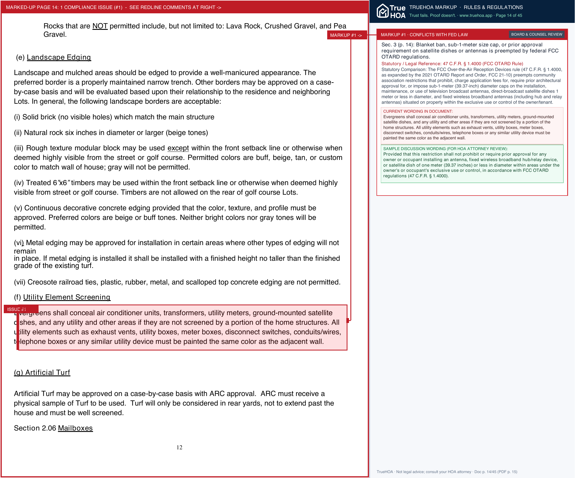 Windermere Community Association ARCGUIDELINESApril2025.Final page 14 widened with TrueHOA Crystal AI margin annotations