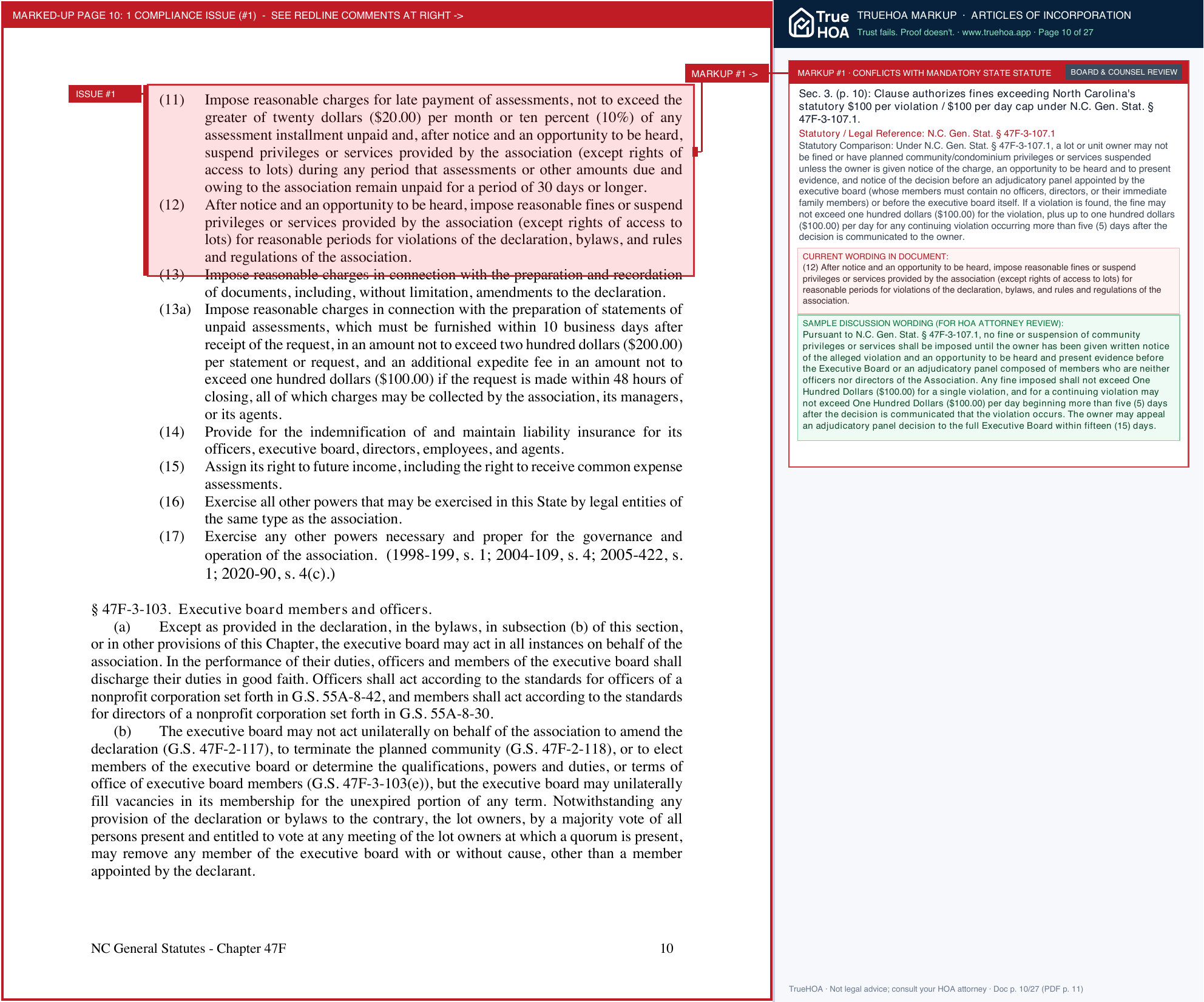 Keystone Crossing HOA F626e6 4ccba984fa4d489097a41927f3a54a1d page 10 widened with TrueHOA Crystal AI margin annotations