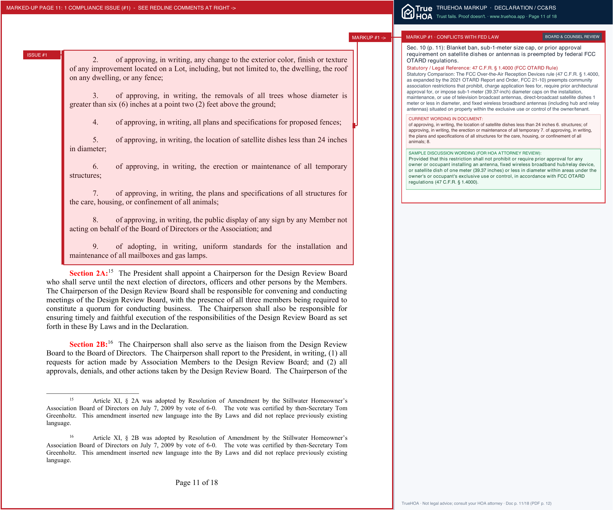 Stillwater HOA 0f1562 5fa7b585cbea4fa897d77f5ff6131537 page 11 widened with TrueHOA Crystal AI margin annotations