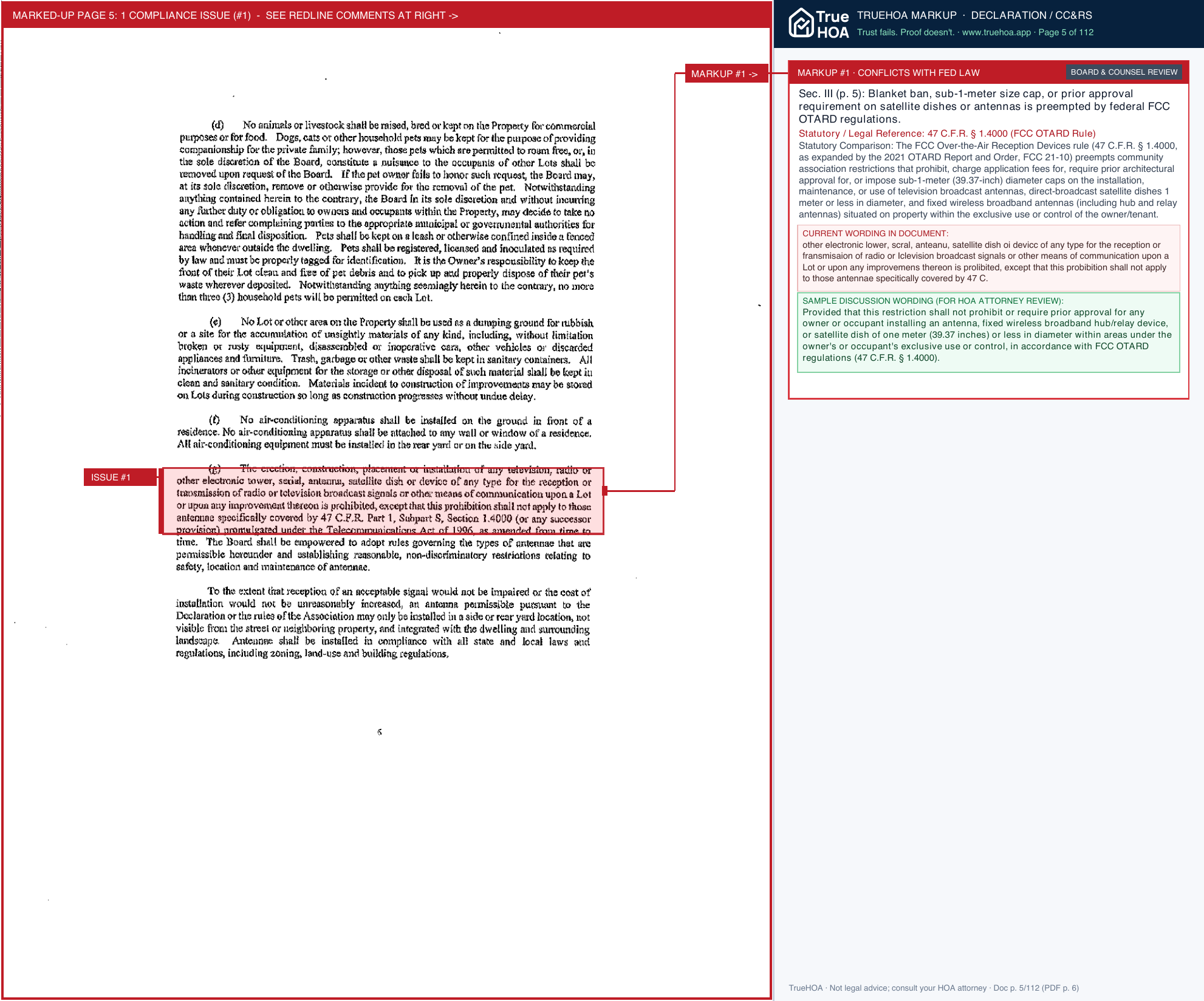 Prestwyck HOA Declaration of CCRs with Amendment 02 29 16 compressed.sflb.ashx page 5 widened with TrueHOA Crystal AI margin annotations