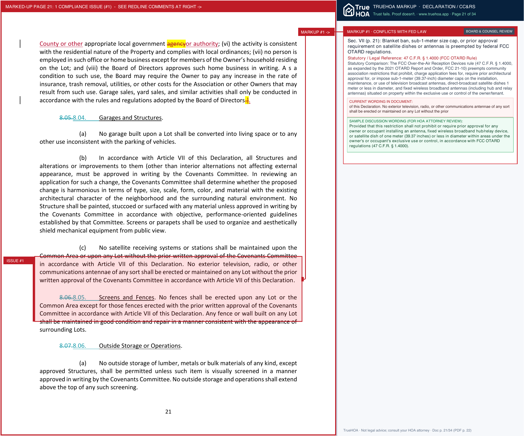 Kelsey Court HOA 8069f1 28afd144538640b08ead29923bb76de9 page 21 widened with TrueHOA Crystal AI margin annotations